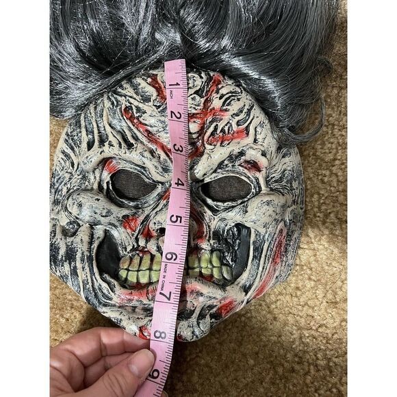 Easter Unlimited Fun World Halloween Mask 2013 with Wig Adult Face - Picture 8 of 10
